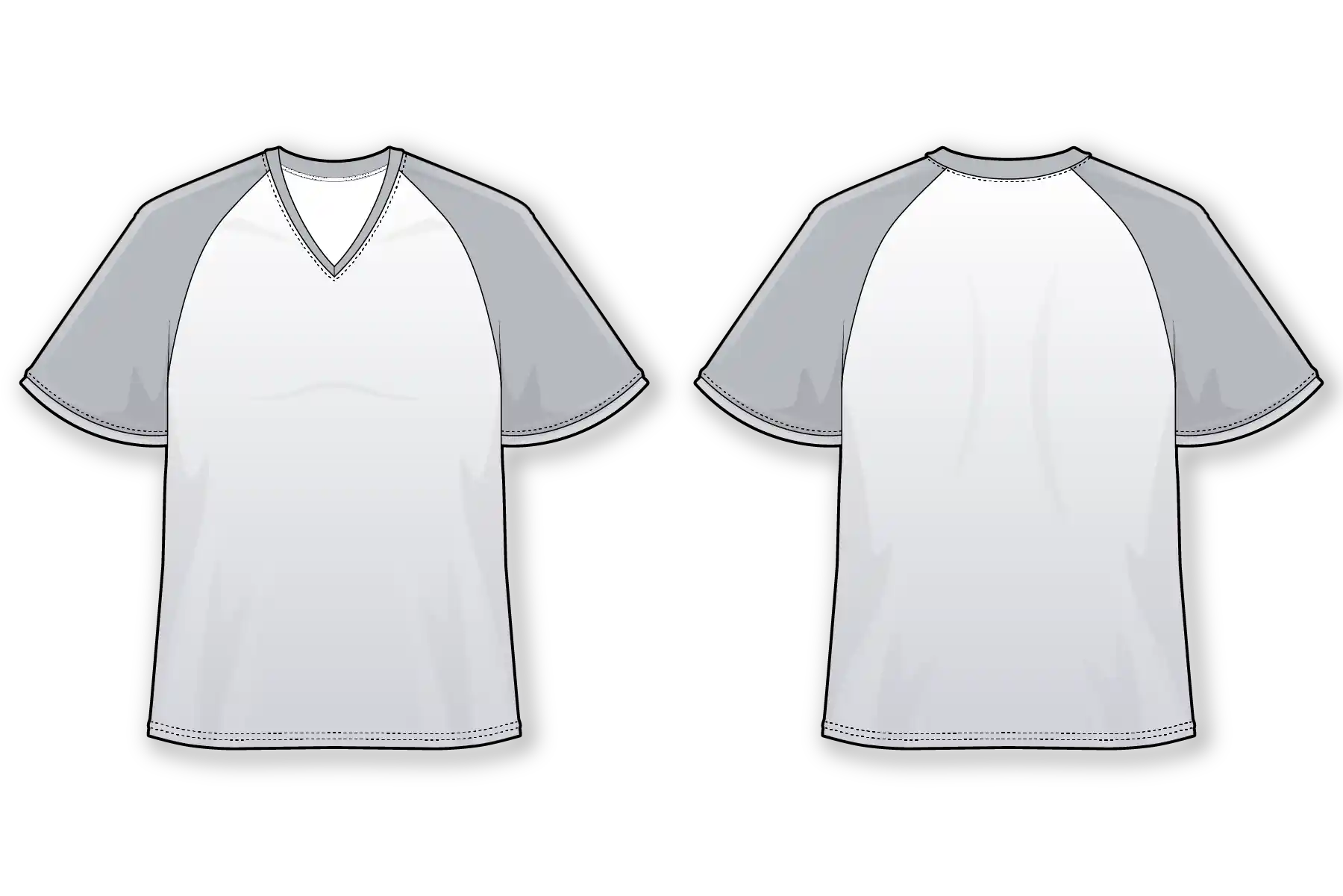 Men's Lacrosse V Neck Raglan SS with Band Jersey, athletic lacrosse shirt for adults and youth, customizable design and printing.